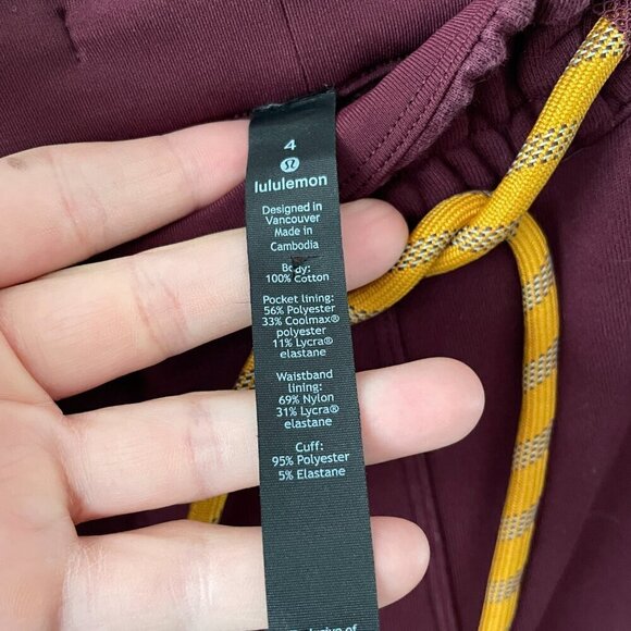 Lululemon Face Forward Jogger *lululemon x Roksanda Red Gold 4 - Picture 11 of 11